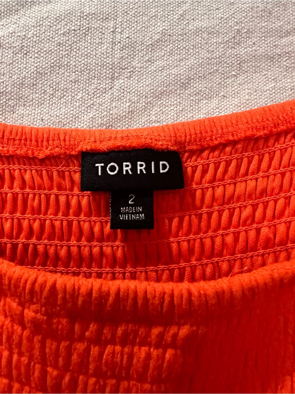 torrid Bright Orange Tie-Shoulder Midi Dress - Picture 3 of 7